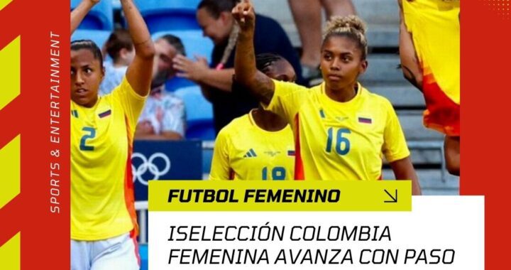 Marcela Restrepo celebra su gol junto a sus compañeras en el partido contra Nueva Zelanda en los Juegos Olímpicos París 2024.