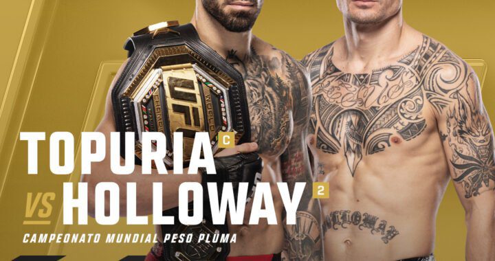 Ilia Topuria listo para defender su título de peso pluma en UFC 308 contra Max Holloway en Abu Dhabi.