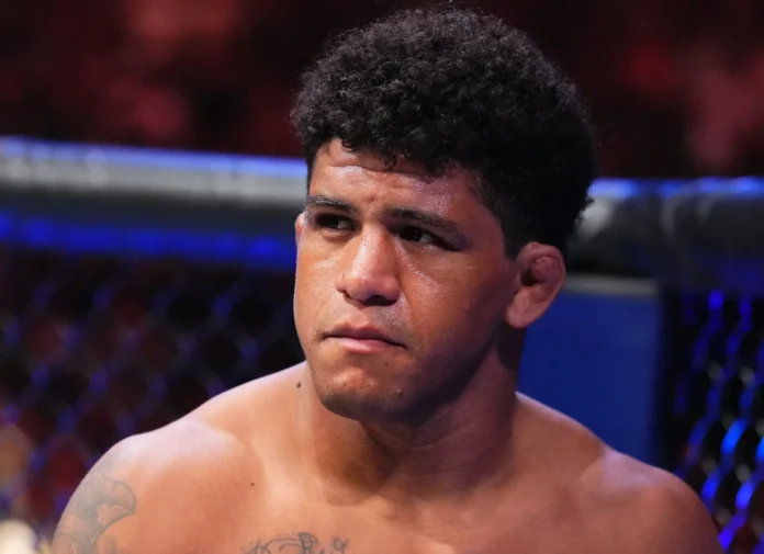 Gilbert Burns, luchador de MMA, se prepara para su pelea en UFC Vegas 97 contra Sean Brady.