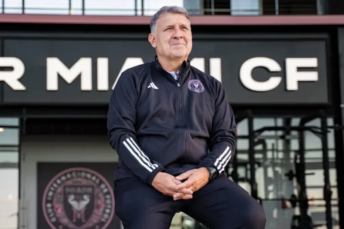 Gerardo Martino en su última temporada como entrenador del Inter Miami.